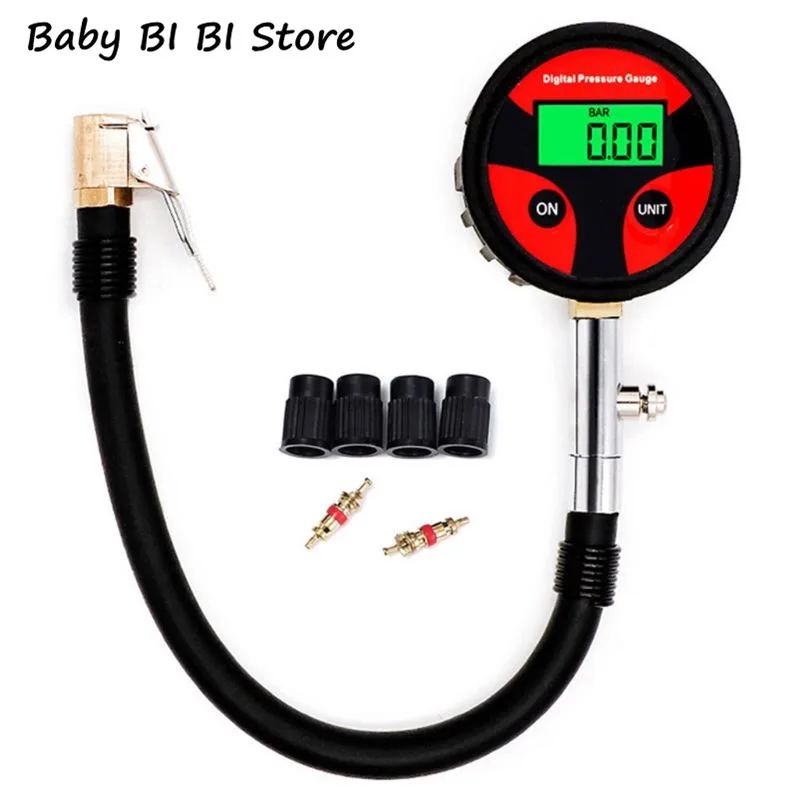 0 200PSI цифровой датчик давления воздуха в шинах ЖК манометр для автомобиля