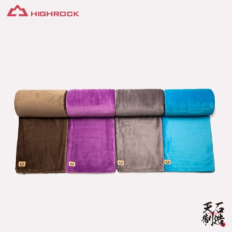 Highrock фланелевый конверт спальный мешок моющийся сплющенный двухсторонний молния сон одеяло коврик
