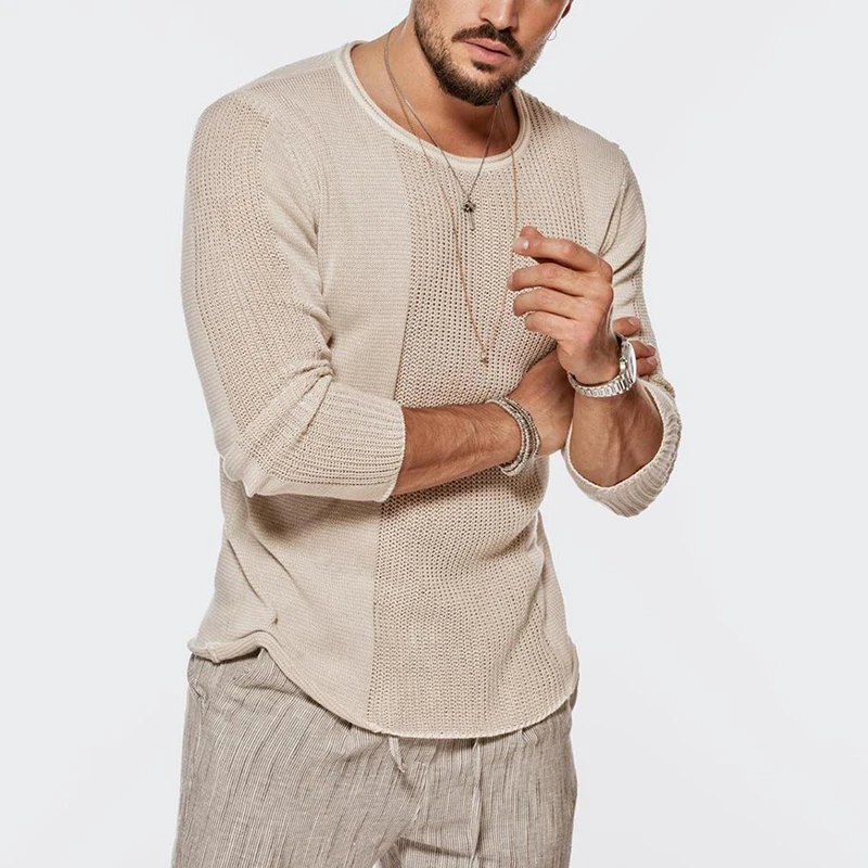 

Turtleneck Men Sweater Loose Long Sleeve Men's Autumn Outfit in The Fall Winter Pullovers Casual Coarse Wool Full