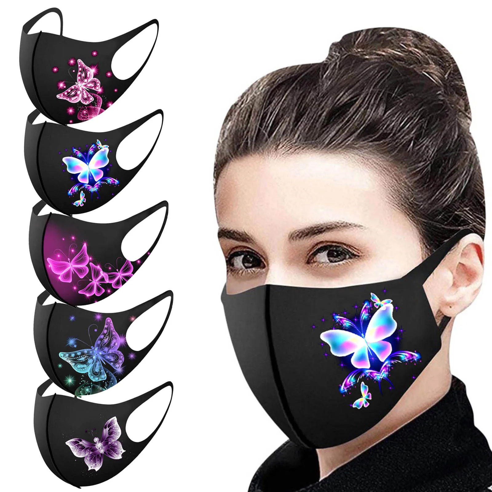 5 шт. рождественские уличные маски-бабочки украшения для дома Счастливого