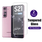 2 шт. защитное стекло для samsung Galaxy S21 FE S22 Plus S 22 21 Защитная пленка для экрана Samusng S22Plus S21Plus закаленное стекло