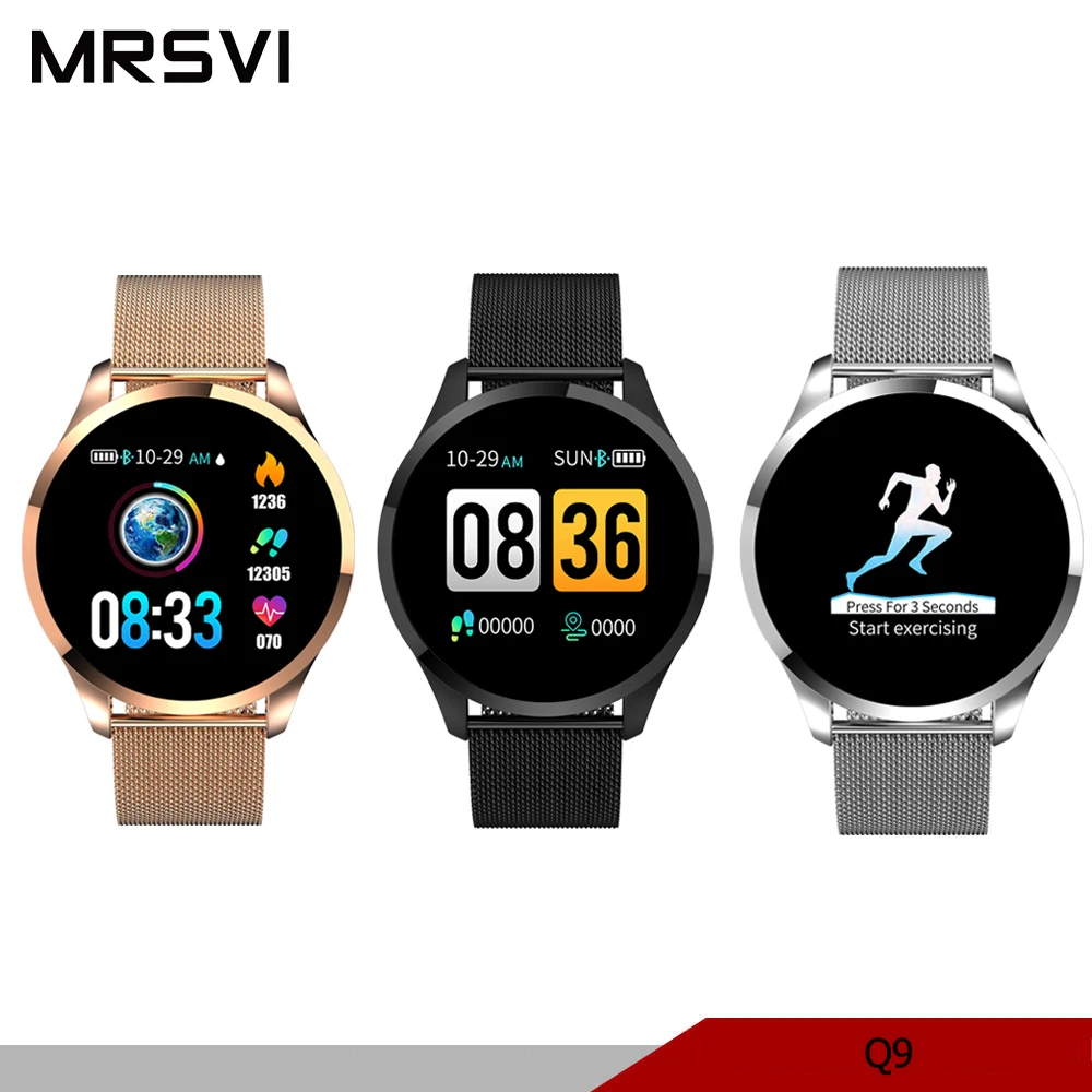 Q9 Смарт часы водонепроницаемые сообщения Bluetooth напоминание о звонке умные для