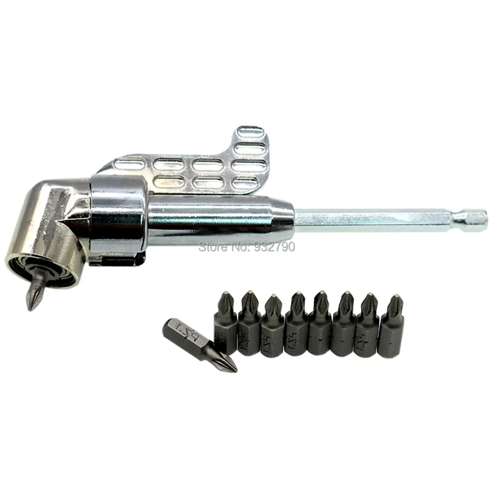 

10x Screwdriver Bits PZ1 Pozi 1 Head 25mm Screw Driver Bit Magnetic & 105 Degree Impact Dril Driver Angle Attachment Screwdriver