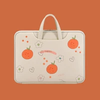 for apple dell cartoon painted laptop handbag pu cute korean fashion 13 3 inch 14 inch waterproof