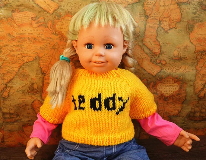 Симпатичный плюшевый мишка принцесса игровой домик кукла Bjd Кукла Одежда вязаные