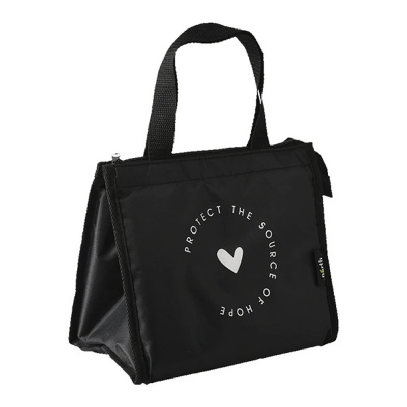 

Hot! Waterproof and Oilproof Large Capacity Bento Bag Handbag Outdoor Shopping Vegetable Fruit Bag