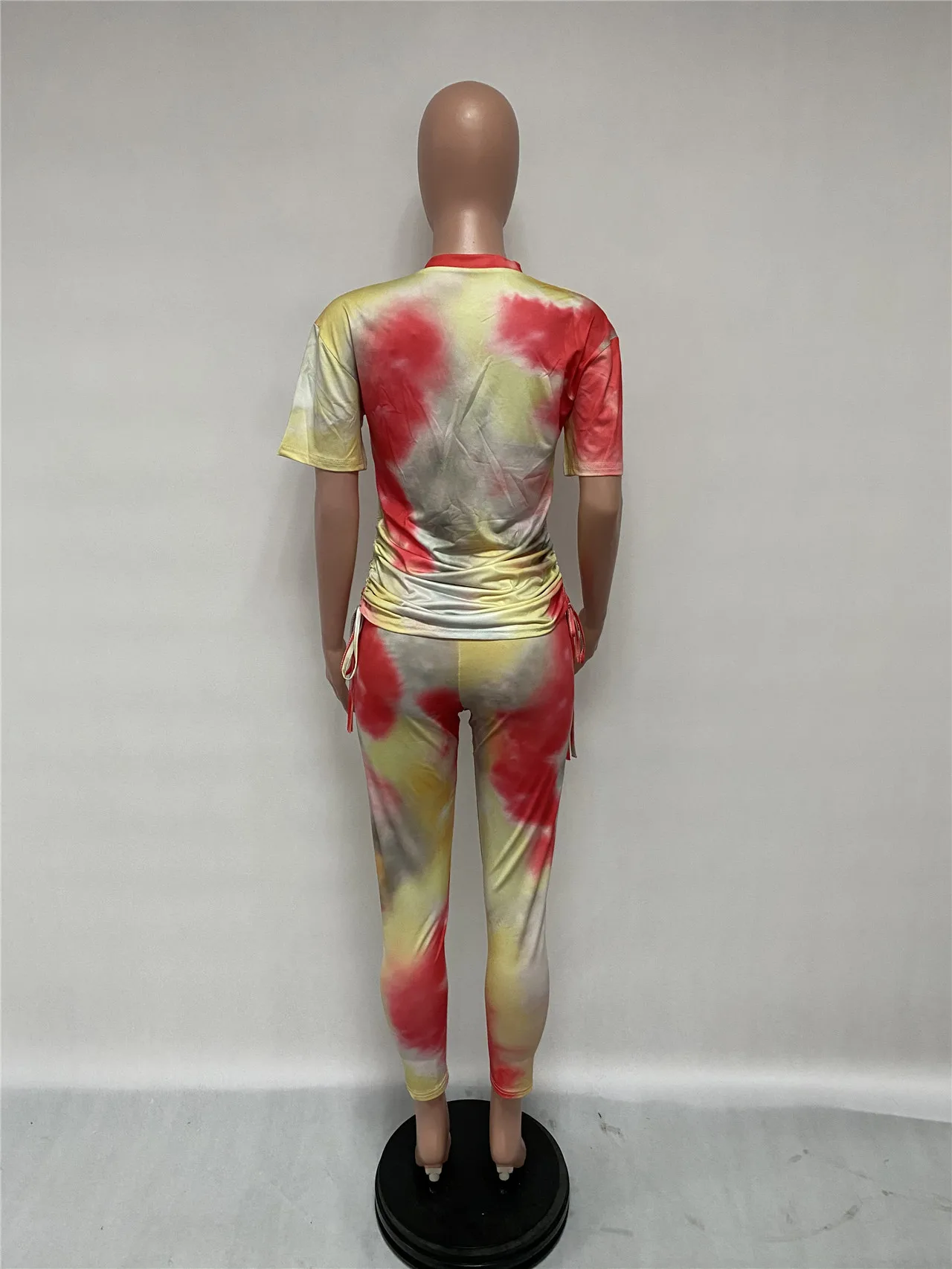 

Tie Dye Tracksuits Women Long Sleeve Tops + Pants 2020 Summer Two Piece Set Ropa De Mujer Sporty Fitness Outfits Plus Size S-4XL