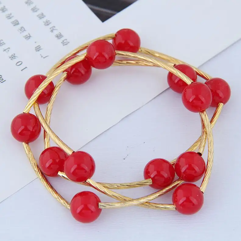 Женский двойной браслет классическое ожерелье ювелирные изделия|Плетеные