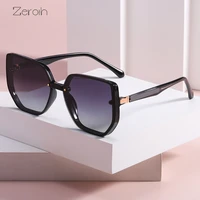 fashion polarized sunglasses women square glasses retro oversized sunglass female eyewear uv400 sun glass gradient black shades