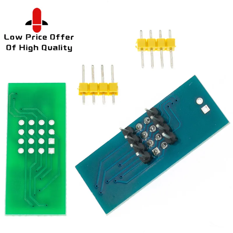 Программатор для EEPROM 93CXX / 25CXX/24CXX модуль USB I21 CH341A 24 25 + зажим SOIC8 SOP8 | Электронные