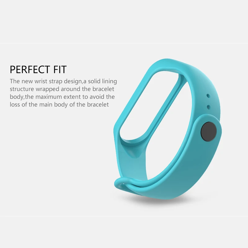 Ремешок mi band 4 мягкий силиконовый браслет для xiaomi xiomi xaom xioami 3 изгиб цвета