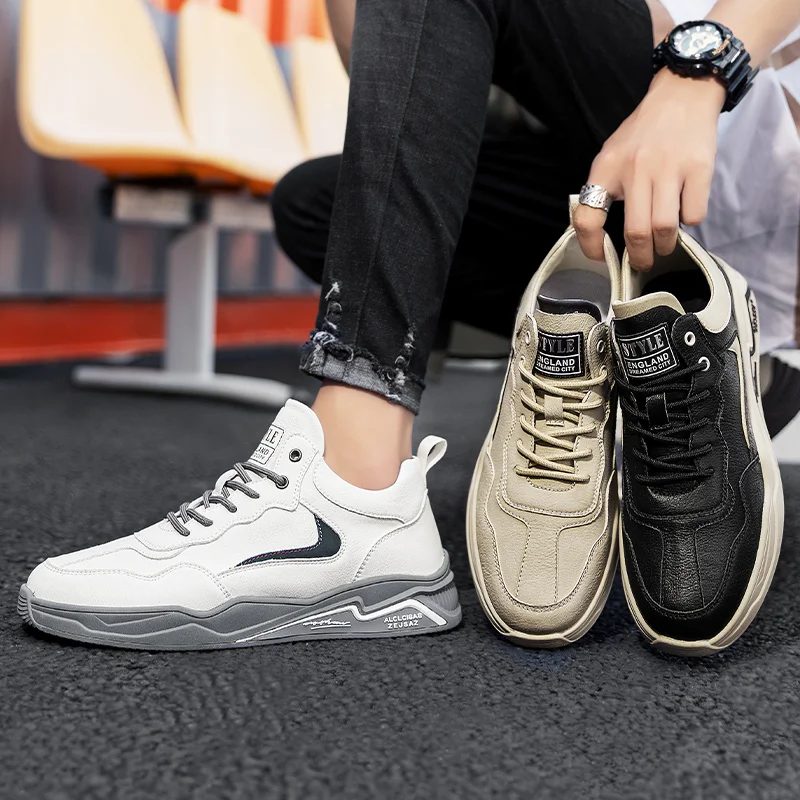 SALUDAS Men Sneakers Men Casual Shoes Fashion Pure Color Lightweight Walking Flats Soft Breathable Brand Men Running Shoes