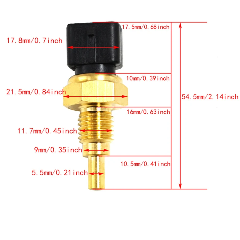 

Motorcycle Parts Radiator Water Temperature Sensor For PIAGGIO GPR125 GPR150 GPR-5 GPR150-6 CR150 SR300 SR250 APR300T-V APR300 T