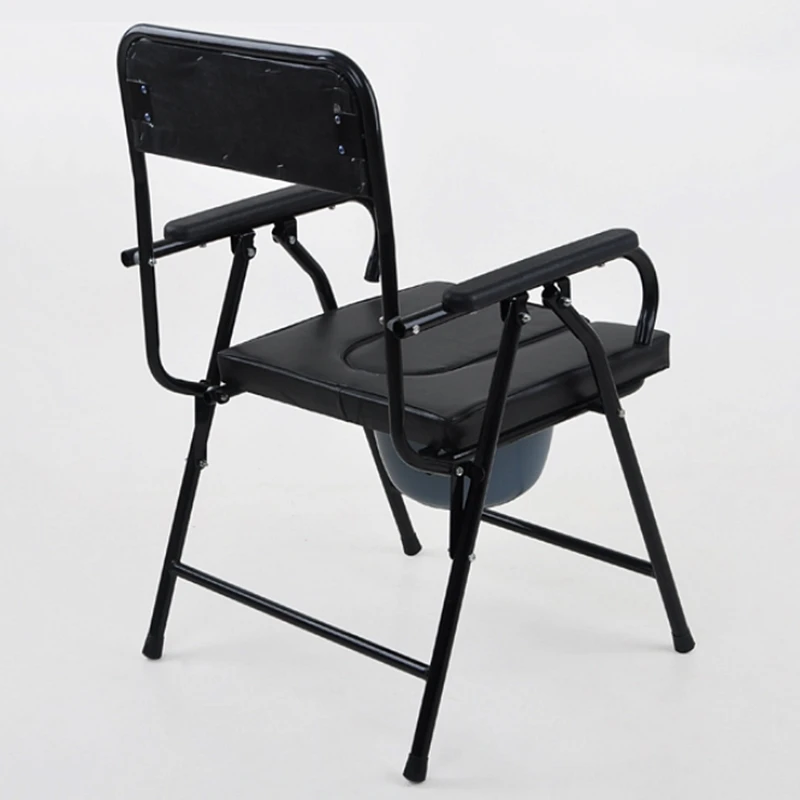 구매 노인을 위한 가정용 휴대용 화장실 캠핑 강화된 접이식 성인 변기 임산부 편리한 의자, 편리한 의자