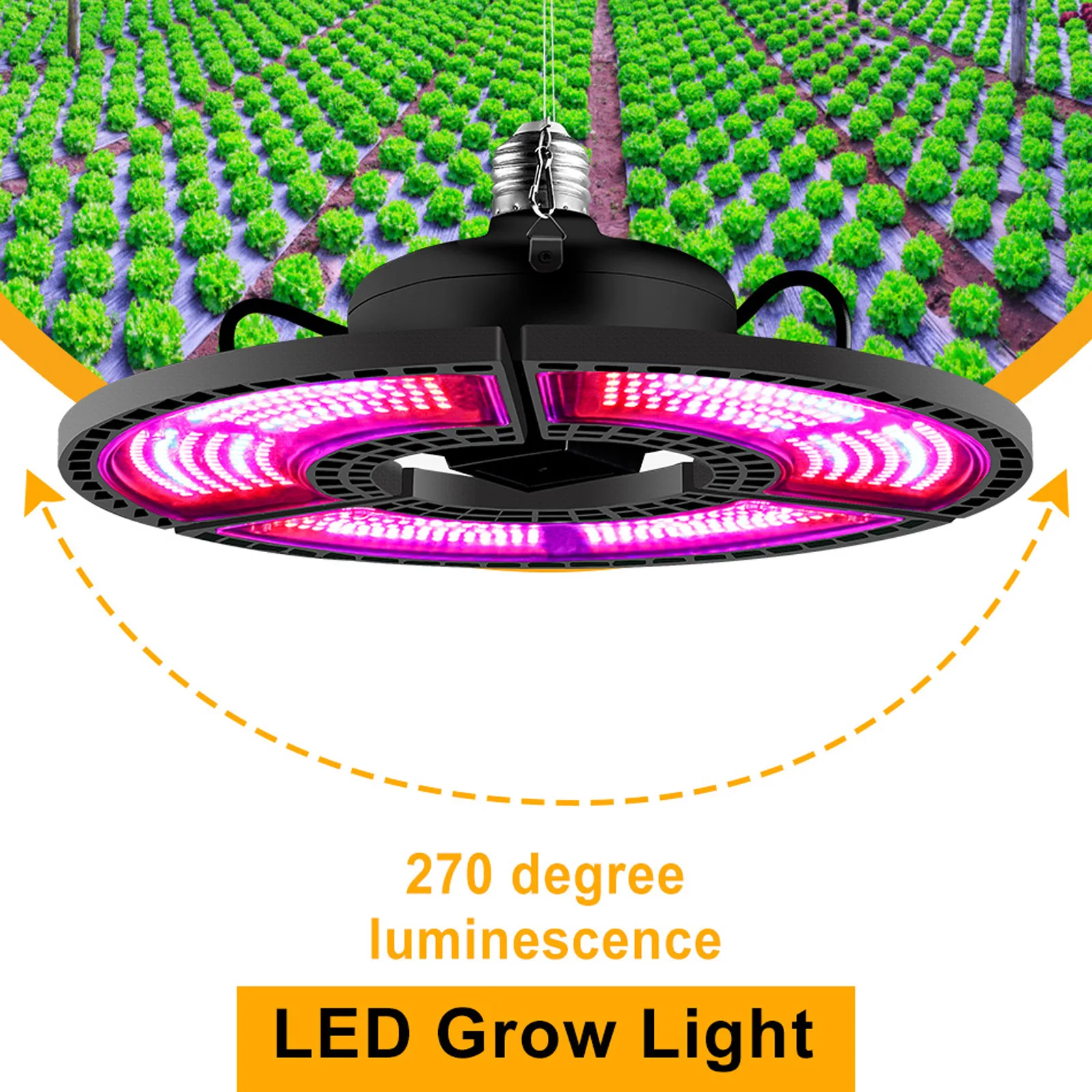

Grow Lighting Plant Growth Lamp Powerful 288/360/432/504/108 Leds For Cultivation And Indoor Hydro-flowering Foldable E27 Lights