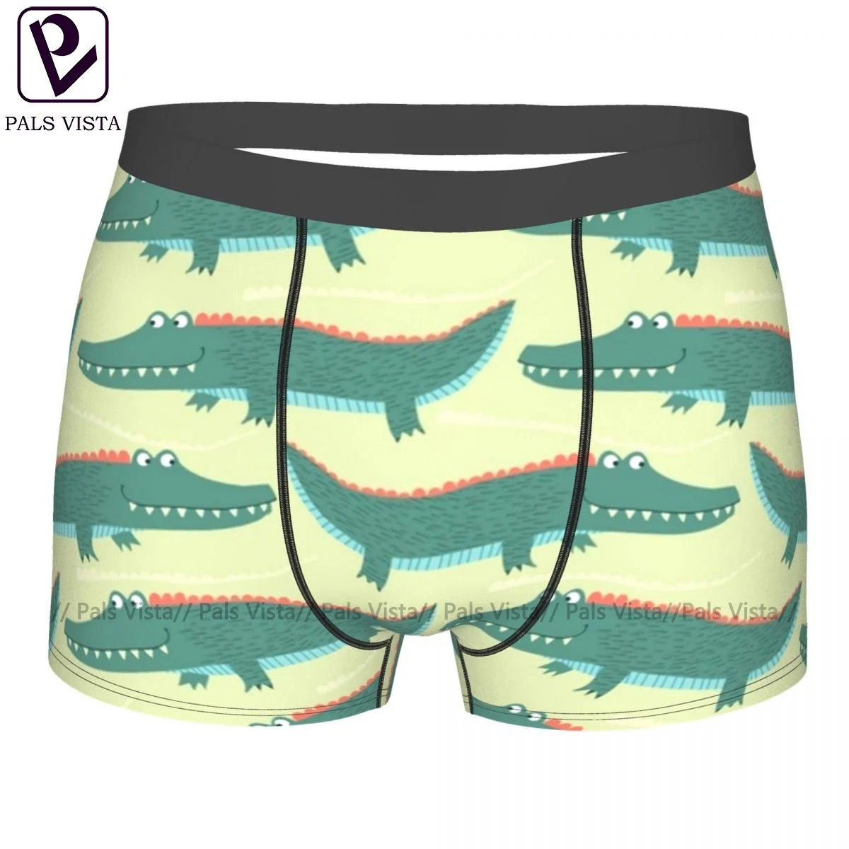 

Crocodile Underwear Youth Custom Cute Trunk Sublimation Trenky Polyester Boxer Brief