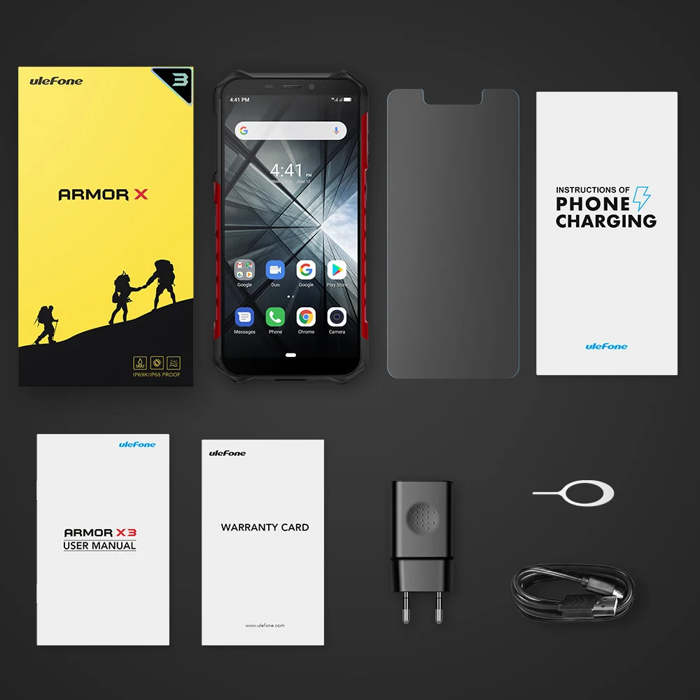 Ulefone Armor X3 смартфон с 5 дюймовым дисплеем ОЗУ 2 Гб ПЗУ 32 ГБ Android 9 0|Смартфоны| |