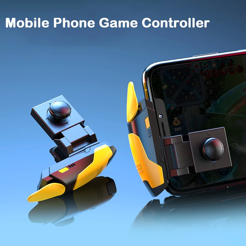 Mobile Phone Game Controller PUBG Bluetooth Trigger Grip Button Carrying Gamepad Joystick For Android iPhone Games Accessories