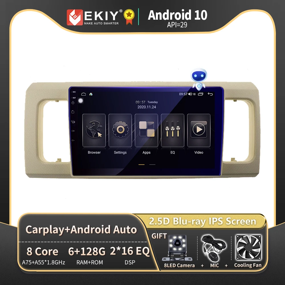 

EKIY для Infiniti QX60 автомобильное радио Android 10 Авторадио 1280*720 DSP Мультимедиа Видео плеер навигация GPS стерео HU No 2din DVD