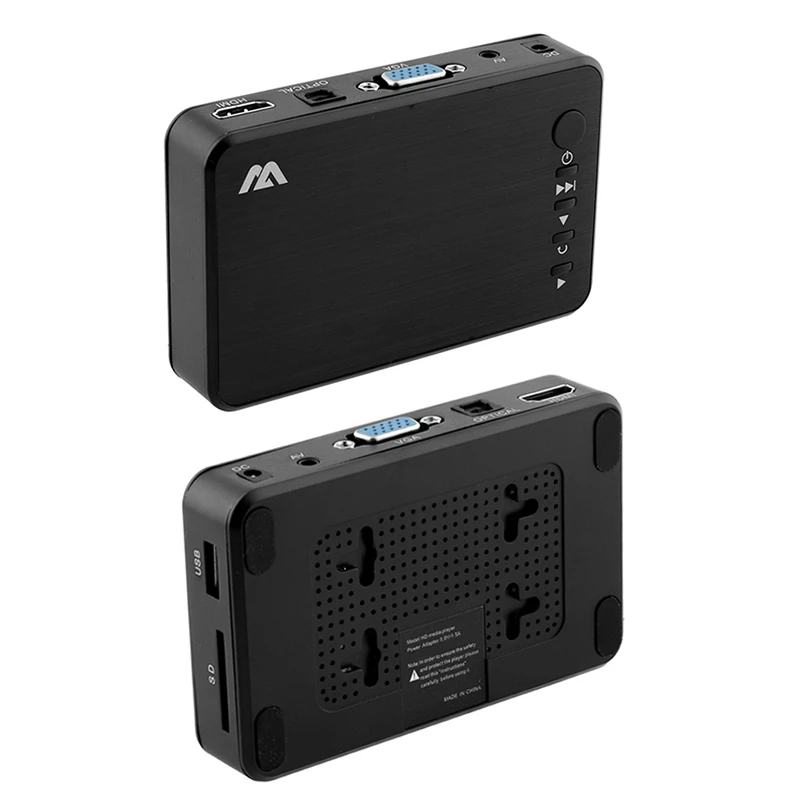 Цифровой медиаплеер Full HD 1080P мультимедийный плеер TV Box HDMI VGA AV USB жесткий диск U