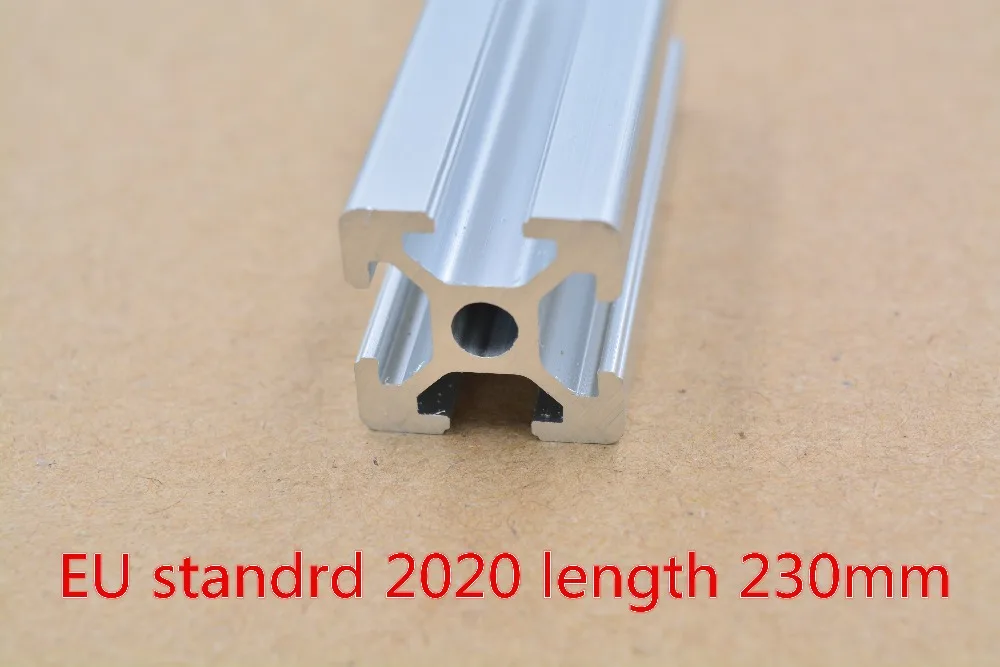 2020 алюминиевый профиль для экструзии европейского стандарта белый Длина 230 мм 250