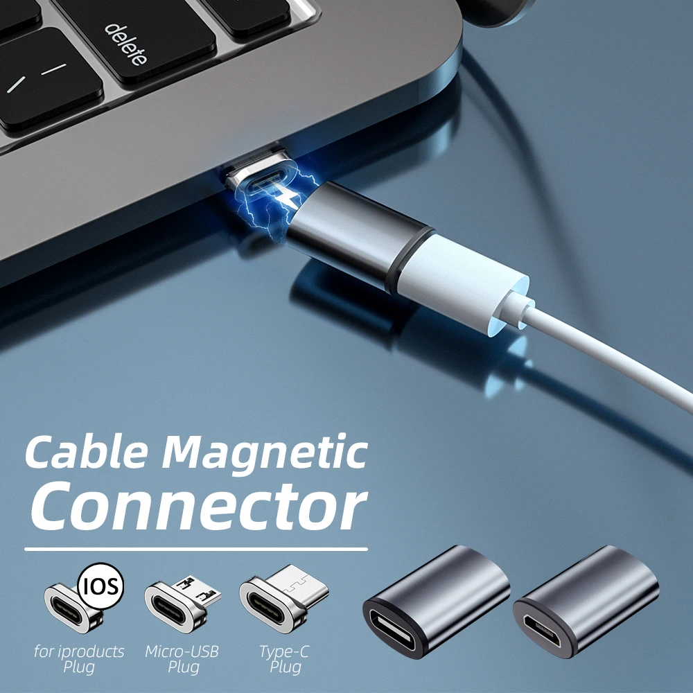 

Micro USB Type C Magnetic Adapter USBC Female To Microusb Male Converter Magnet USB-C Type-C Connector For IPhone Xiaomi