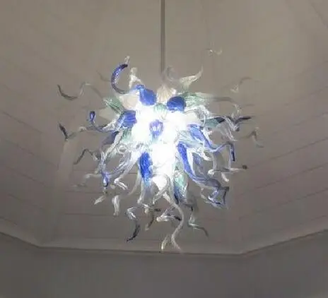 Популярная ручная стеклянная люстра освещение для нового дома художественное