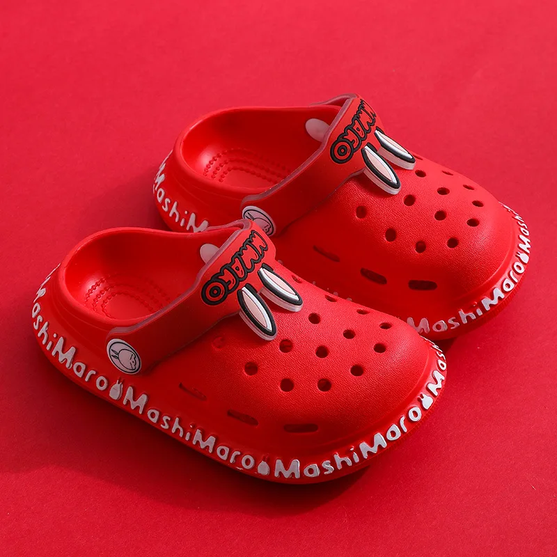 Melissa 2020 детские сандалии милые дышащие пляжные тапочки с кроличьей подошвой