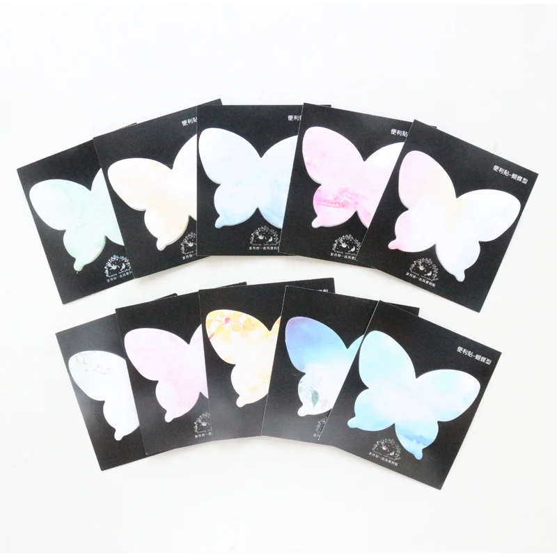 Domikee милый китайский дизайн школьные самоклеящиеся коврики для записей набор