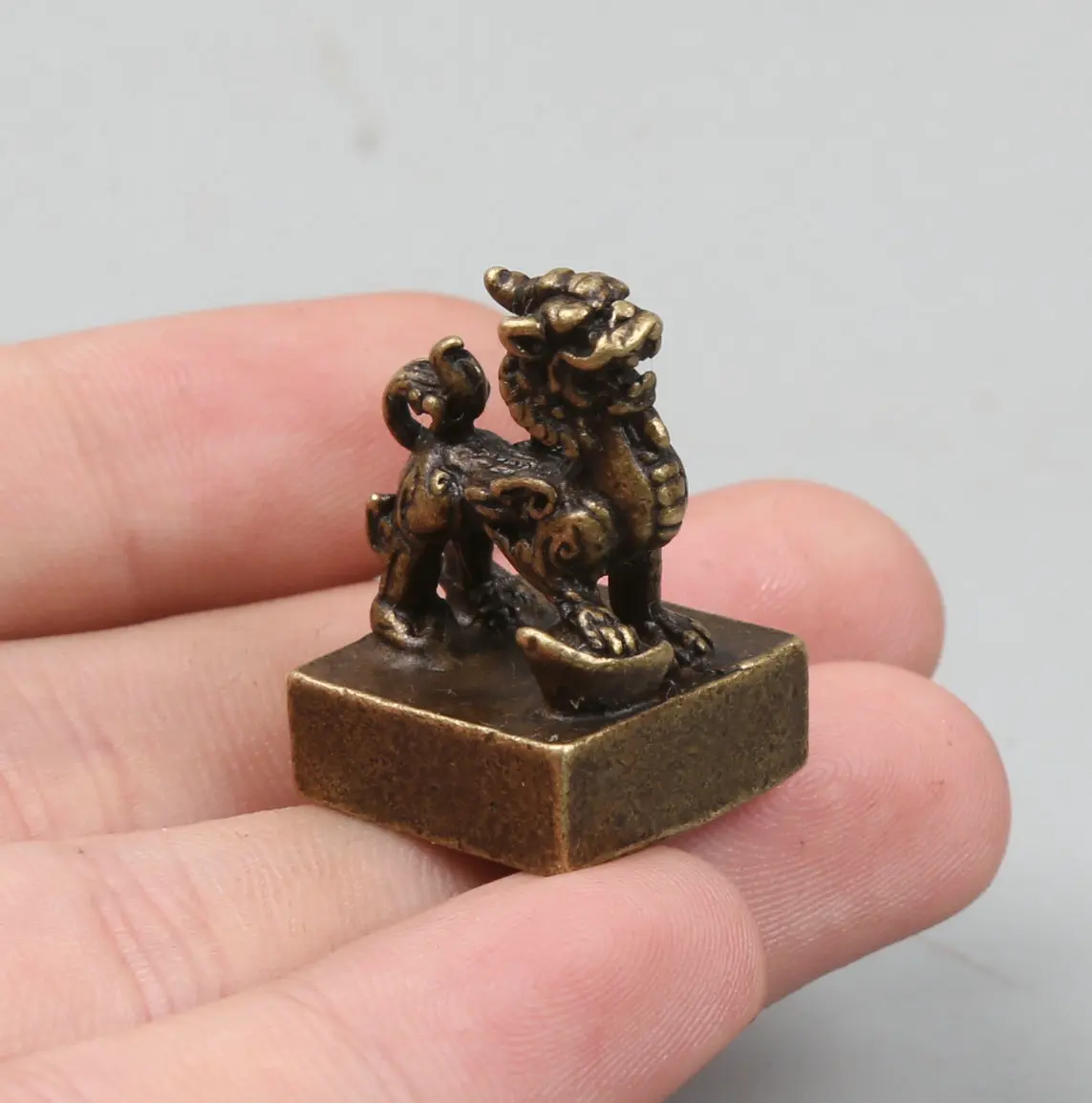 Коллекция редких китайских сувениров 26 мм/1 дюйм маленькая бронзовая Изысканная
