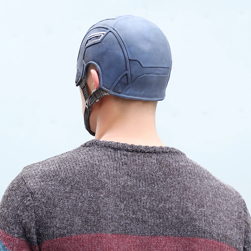 Фильм cos капитан для косплея маска Стивен Роджерс супергероя латекс Шлем