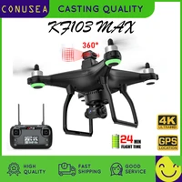 kf103 max rc drone gps 5g wifi 3 axis gimbal anti shake with 4k hd camera x35 professional rc brushless quadcopter 24mins drone