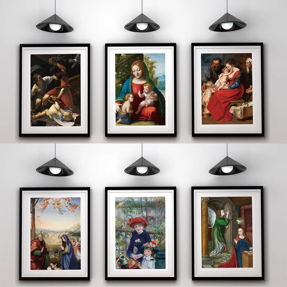 Картина без рамки с классическим принтом картина маслом от Auguste Renoir Современная