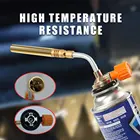 Бутановый уличный газофонарь для сварки, струйный воспламенитель для кемпинга, готовки, пикника, нагревательного гриля, огнемет, барбекю, зажигалка для выпечки