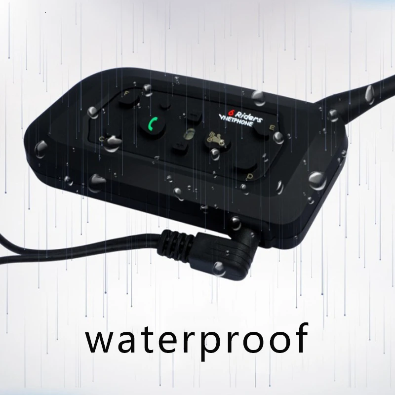 Bluetooth 3 0 мотоциклетный шлем Интерком Водонепроницаемая мотоциклетная гарнитура