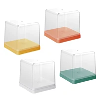 transparent display storage box showcase for mini doll action figure collectibles