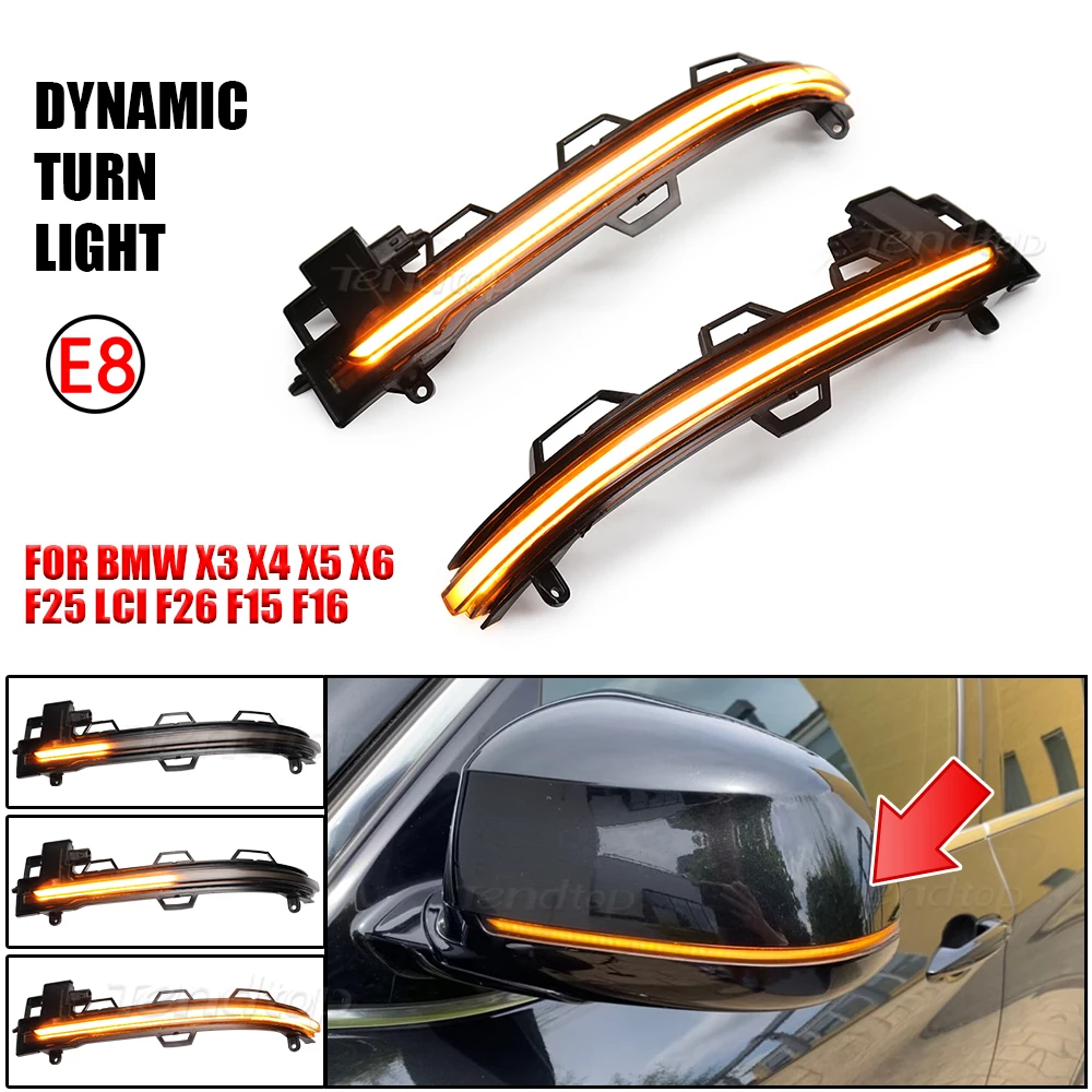 

Светодиодный поворотник для BMW X3/X4/X5/X6/F25/LCI/F26/F15/F16
