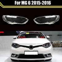 clear headlight auto headlamps transparent lampshades waterproof bright lamp shade shell headlights cover for mg 6 2015 2016