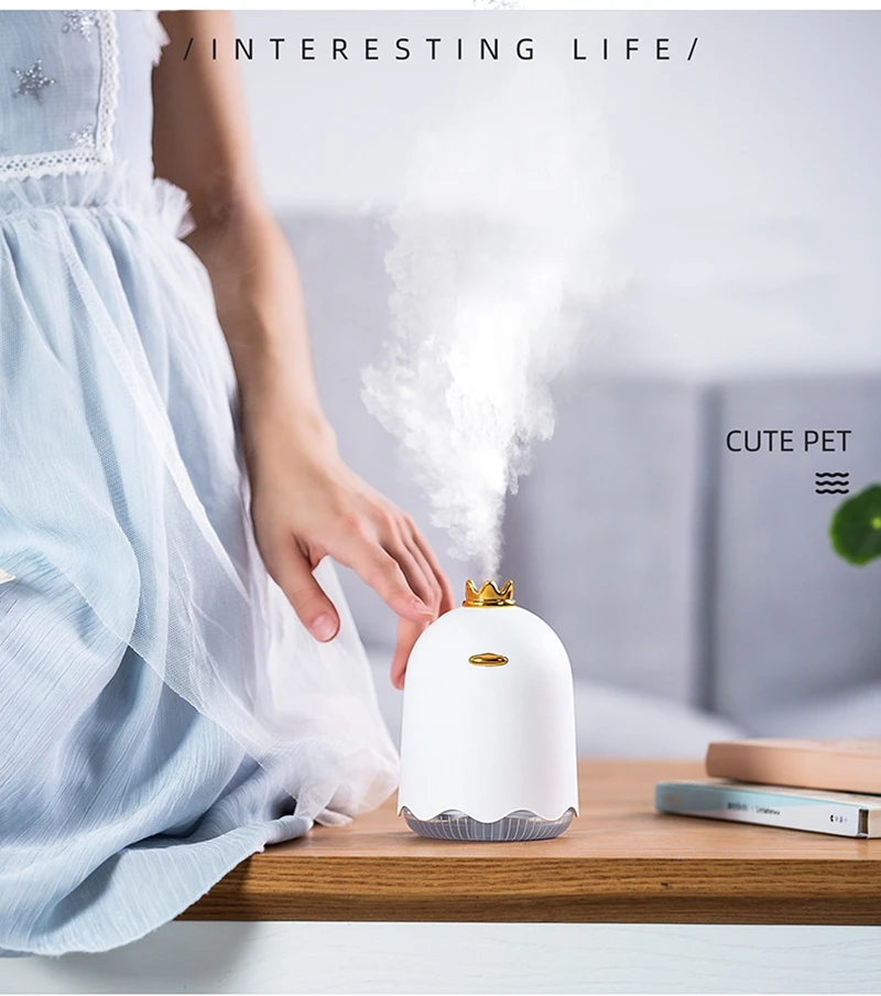 Милый увлажнитель воздуха в виде утки USB анти сухой горящий диффузор с