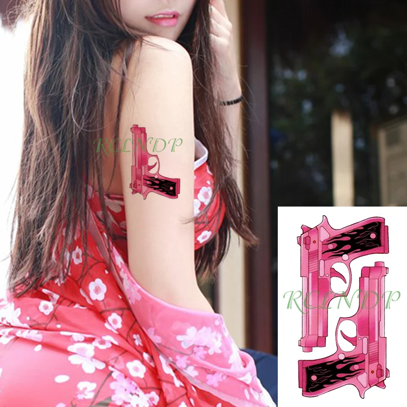 Водонепроницаемый Временные татуировки стикер творческая личность милый