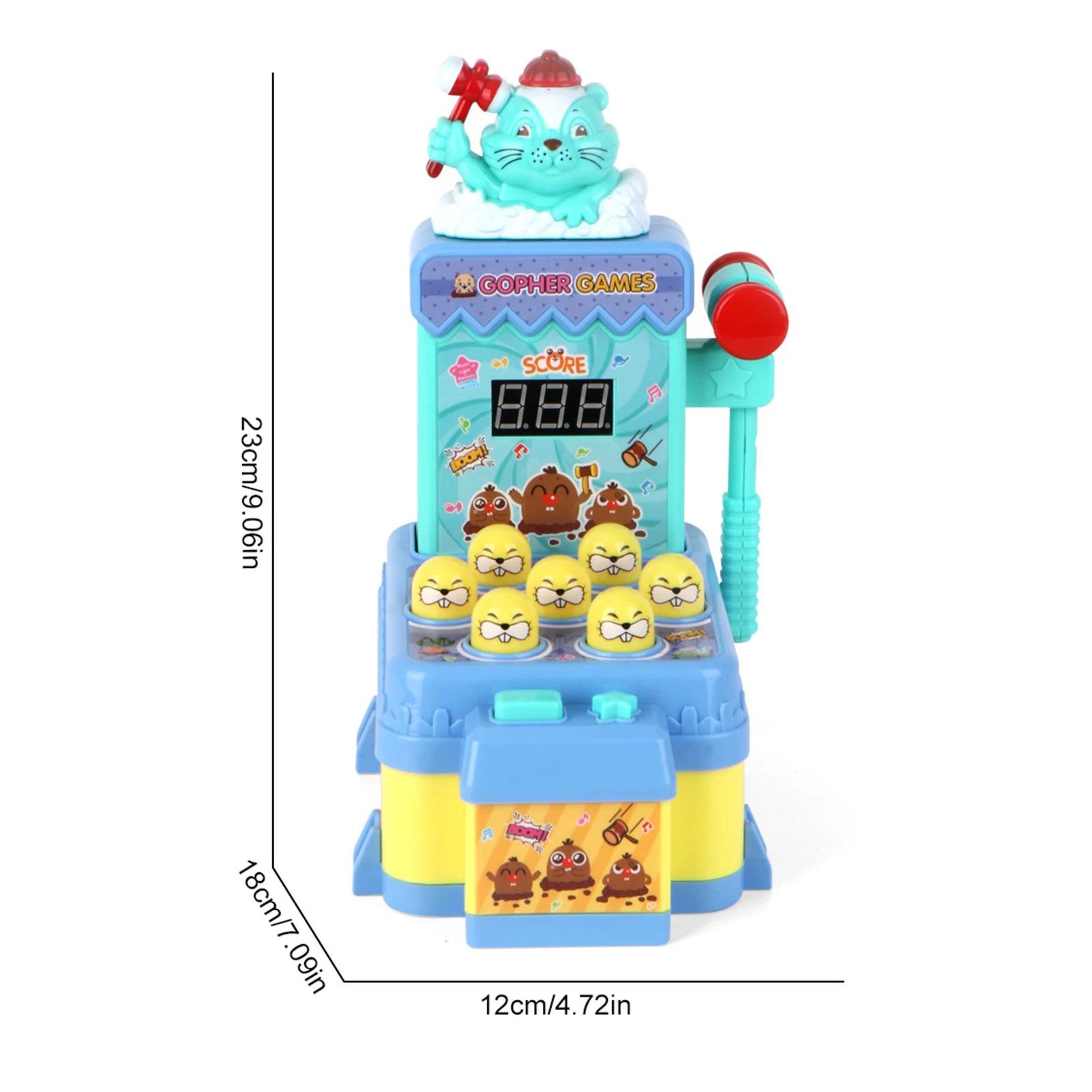 

Kids Whack A Mole Electronic Toy Classic Arcade Game Early Educational Interactive Pounding Toy For Children Gift