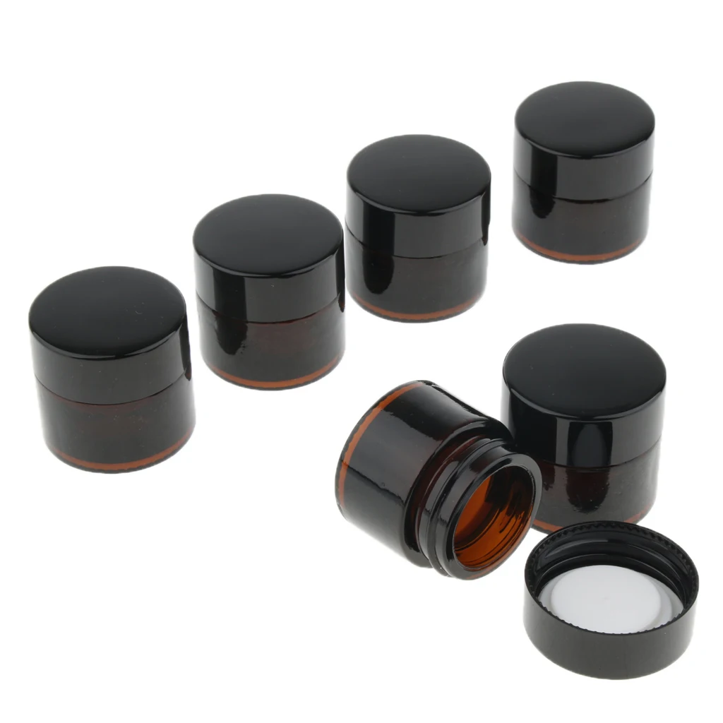 

6 Pcs Refillable Portable Empty Cosmetic Containers Make Up Powder Daily 5g