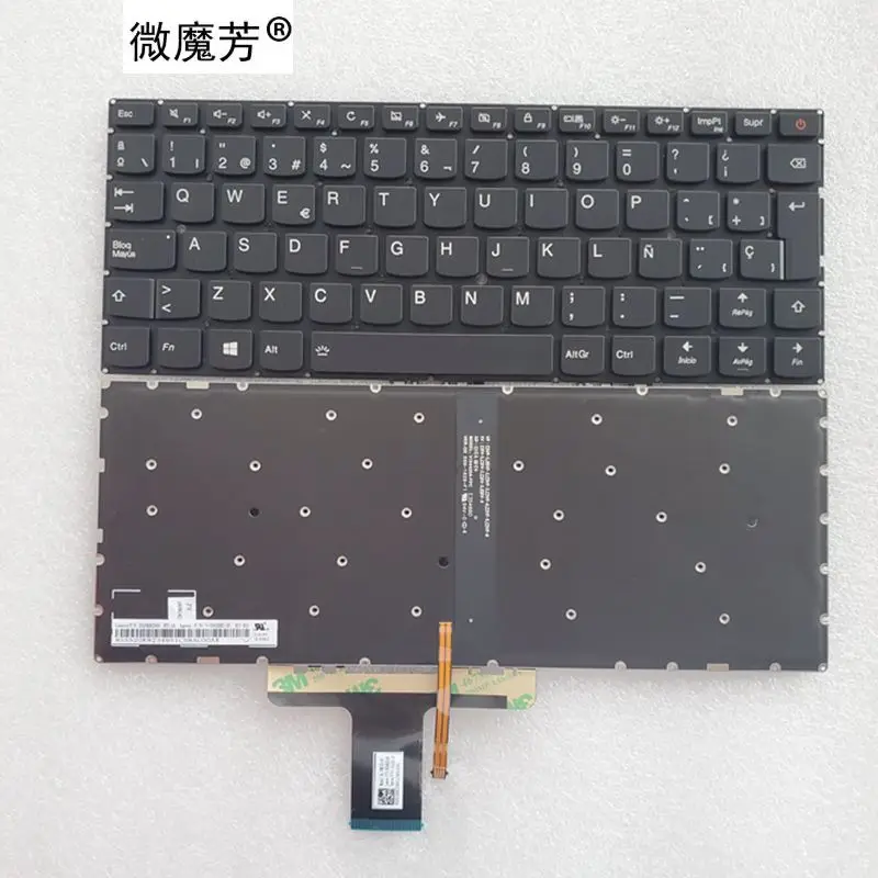 Клавиатура SP/LA для ноутбука Lenovo IdeaPad 710s-13 710S-13IKB 710S-13ISK Air 13 Pro 510s-13 Air 13 Pro 13,3 дюйма с подсветкой