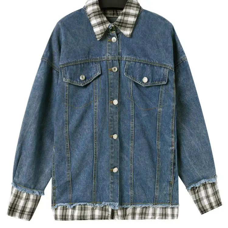 Ковбойские куртки для женщин в раннюю осень новинка шикарный Свободный кардиган