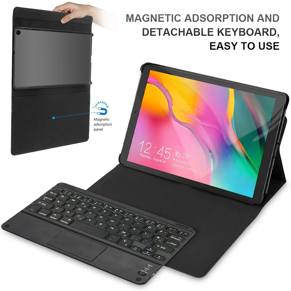 Клавиатура для планшета Samsung Galaxy Tab A 10 1 T510 T515 Bluetooth съемный чехол клавиатуры с