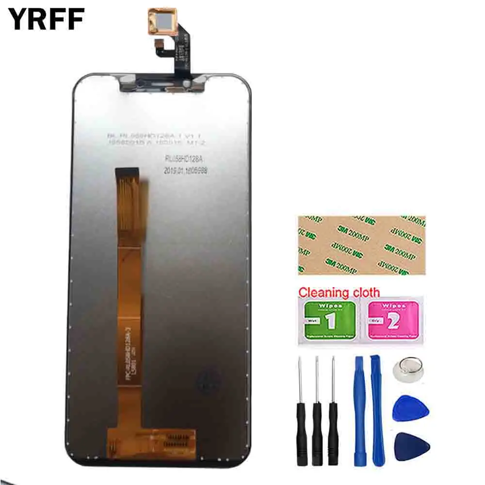 5 85 original lcd display for leagoo s9 lcd display touch screen digitizer for leagoo s9 display screen lcd phone parts tools free global shipping