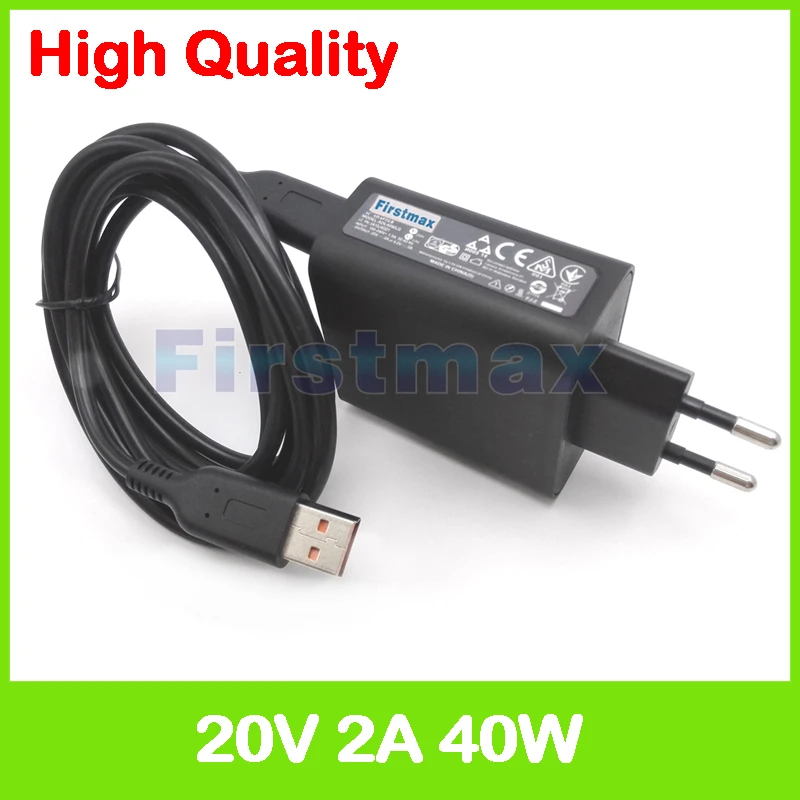 20V 2A 5 2 V USB AC адаптер питания для Lenovo Yoga 3 Pro 13-I5Y70 13-I5Y71 планшетный ПК зарядное