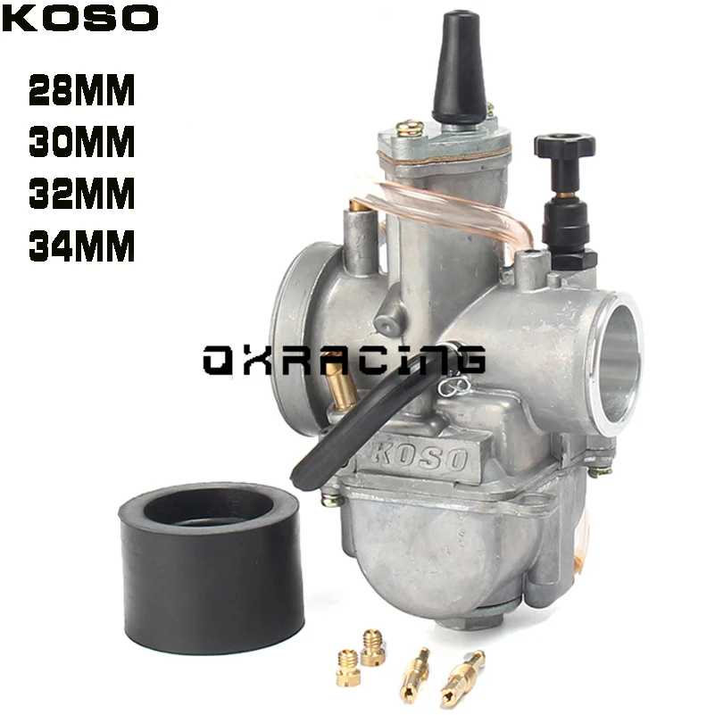 

Universal Motorcycle Carburetor Carburador 28 30 32 34mm With Power Jet For Koso Racing motorcycle