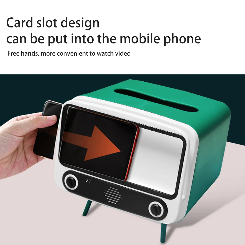 Рисовать держатель для бумаги и телефона пластик ТВ стиль вытирать бумажными