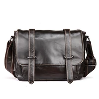 leather mens bag england postman bag fashion casual business shoulder messenger bag oil wax leather